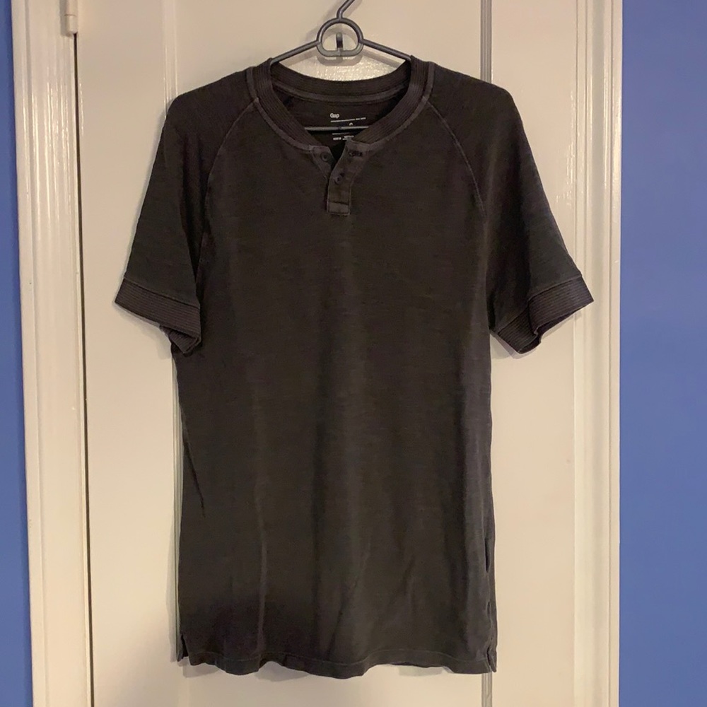 Gap Button Tee Grey Size S